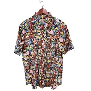 RSVLTS Darty in the USA America KUNUFLEX‎ Short Sleeve Mens Shirt Sz XXL